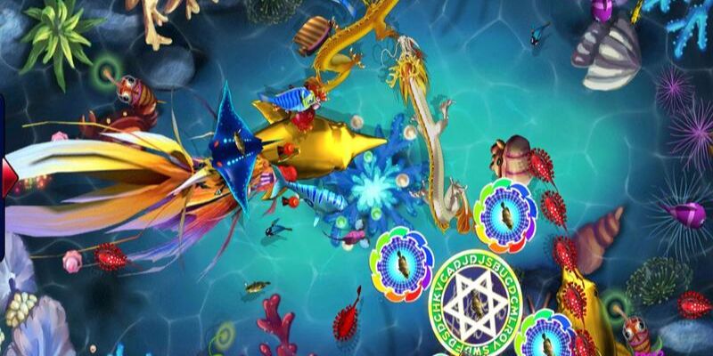 Không gian đại dương 3D sống động trong bắn cá ăn xu hiện đại