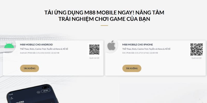 Chi tiết từng bước hướng dẫn tải app M88 an toàn