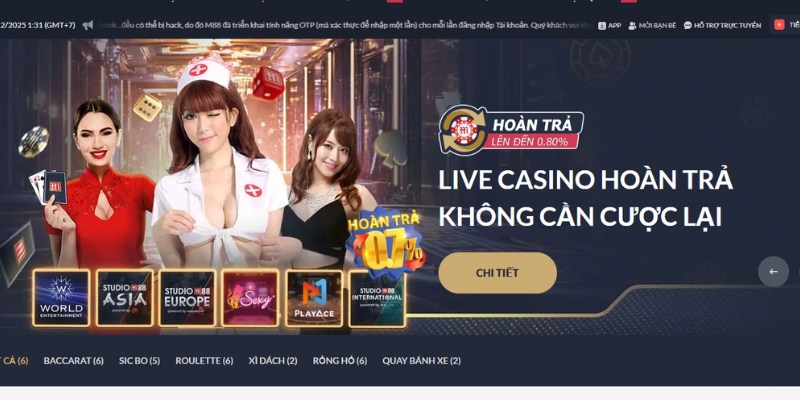 Khám phá M88 casino với trải nghiệm giải trí hiện đại