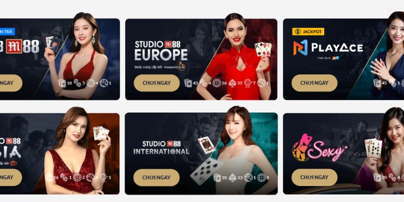 Khám phá sảnh game casino với hơn 80 bàn đấu hấp dẫn